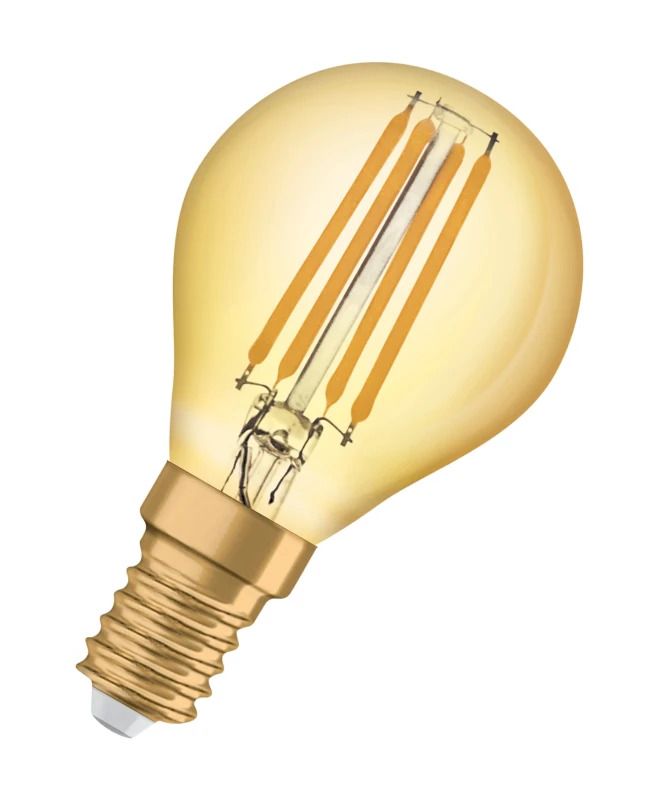Osram E14 LED Lamp | 4W Goud 2400K 220V/240V 824 410Lm | 300°