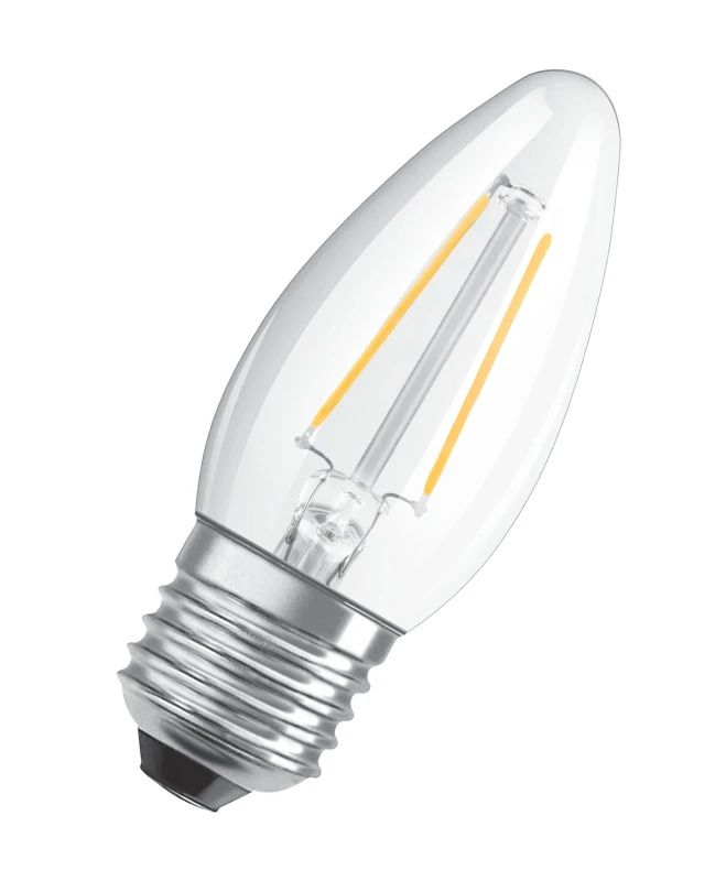 Osram E27 LED Kaarslamp | 4.8W 2700K 220V 827 470Lm | 300° Ø35mm Dimbaar