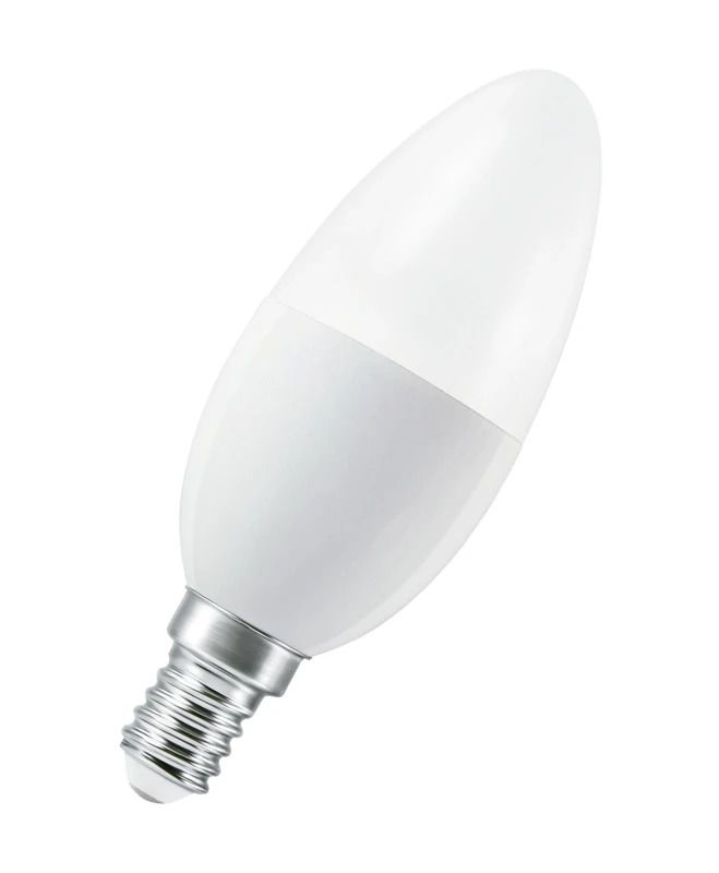 4x Ledvance Smart E14 LED Lamp | 4.9W 2700K 0V/2V 827 470Lm | 200° Ø37.5mm Dimbaar