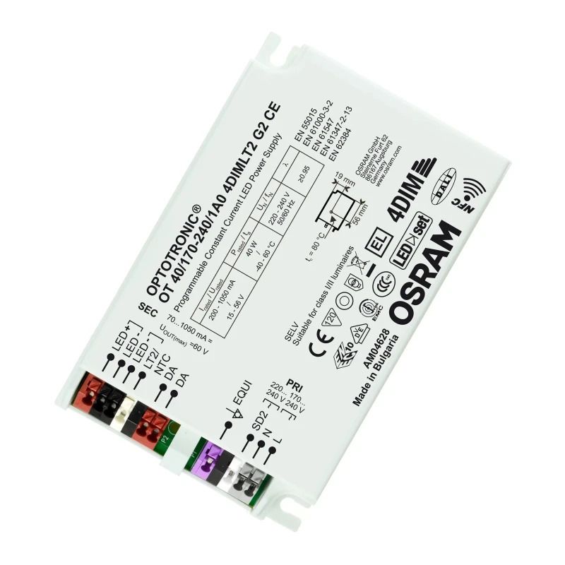 Osram LED Driver | 200mA/1050mA 40W 15V/56V | Dimbaar IP20