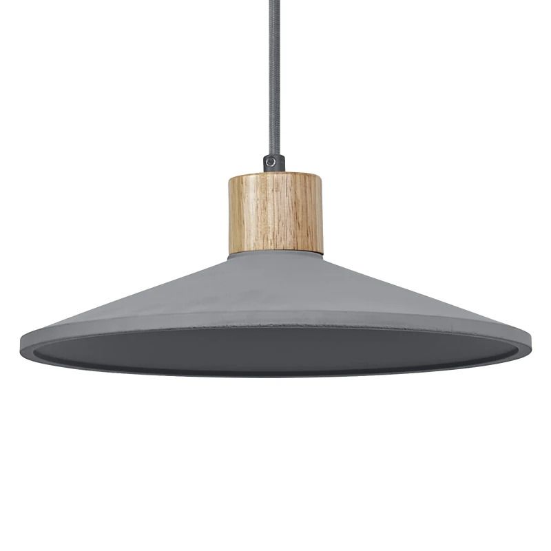 Ledvance LED Armatuur E27 | Decor Concrete Wood Pendant 320 mm E27 Dark Gray