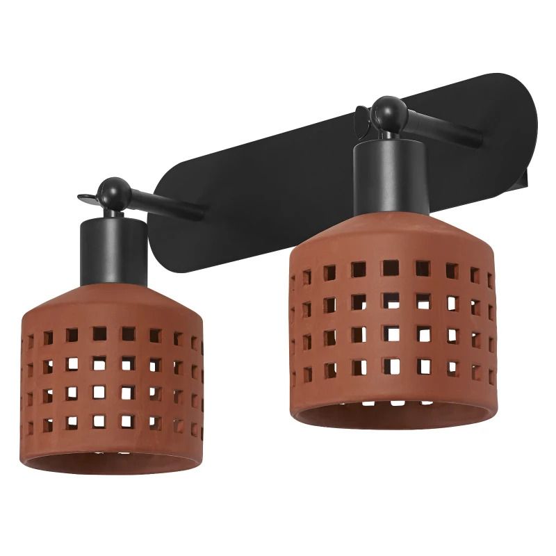 Ledvance LED Armatuur E27 | Decor Clay Windows Wall 2XE27 Brown