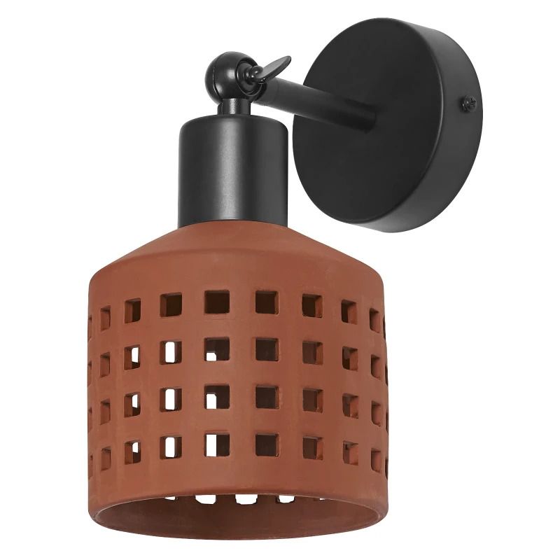 Ledvance LED Armatuur E27 | Decor Clay Windows Wall 1XE27 Brown