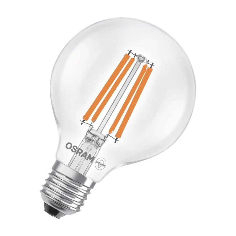 Osram E27 LED Globelamp | 2.2W 2700K 220V/240V 827 470Lm | 330° Ø80mm
