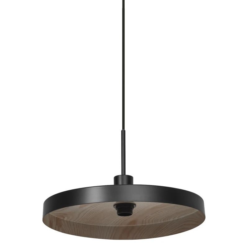 Ledvance LED Armatuur E27 | Decor Plate Pendant E27 Black Wood Decor