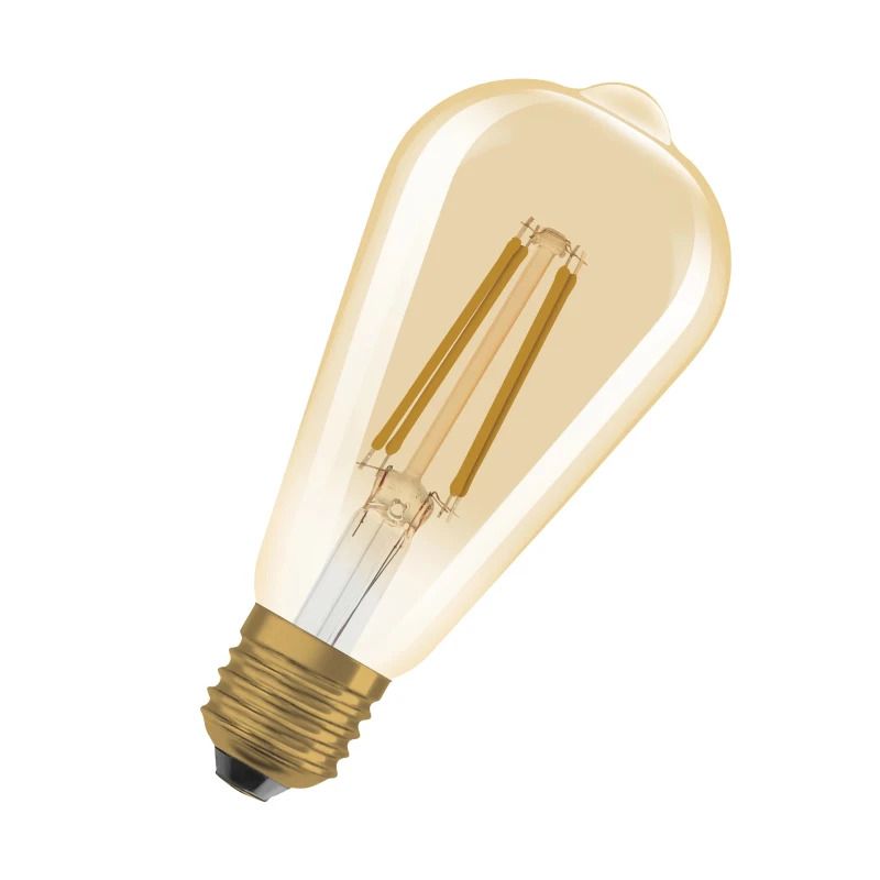 Osram E27 LED Edison Lamp | 7.2W Goud 2400K 220V/240V 824 806Lm | 300° Dimbaar