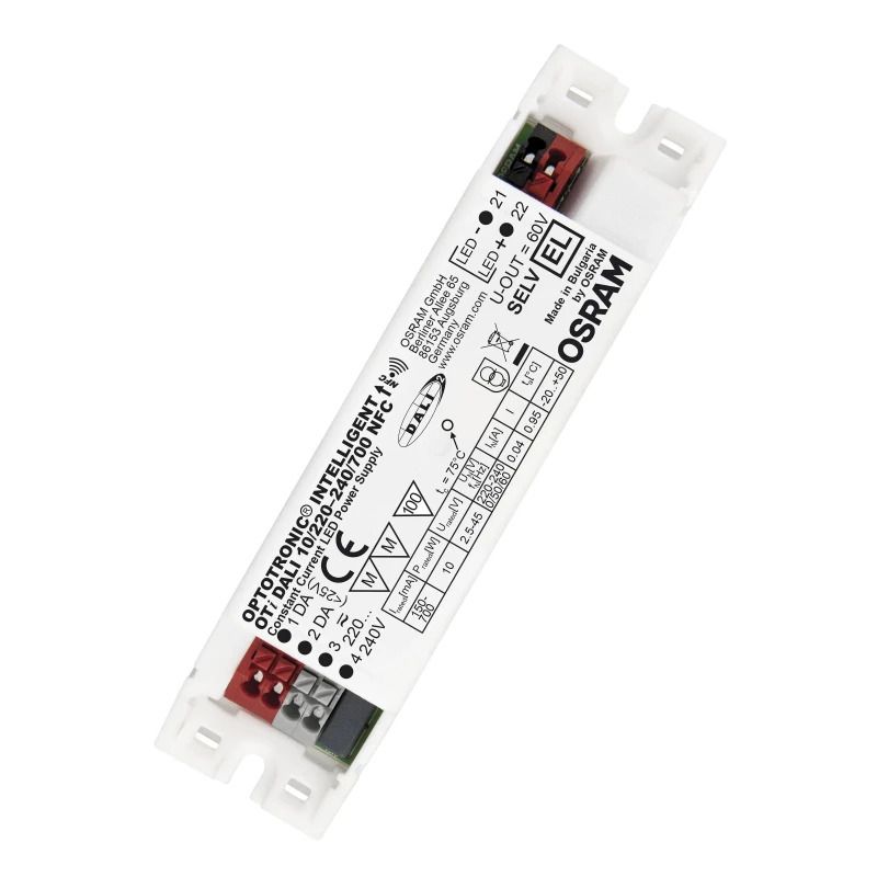 Osram LED Driver | OPTOTRONIC© Intelligent – DALI NFC S 10/220…240/700 NFC2.5V/45V | DALI Dimbaar IP20
