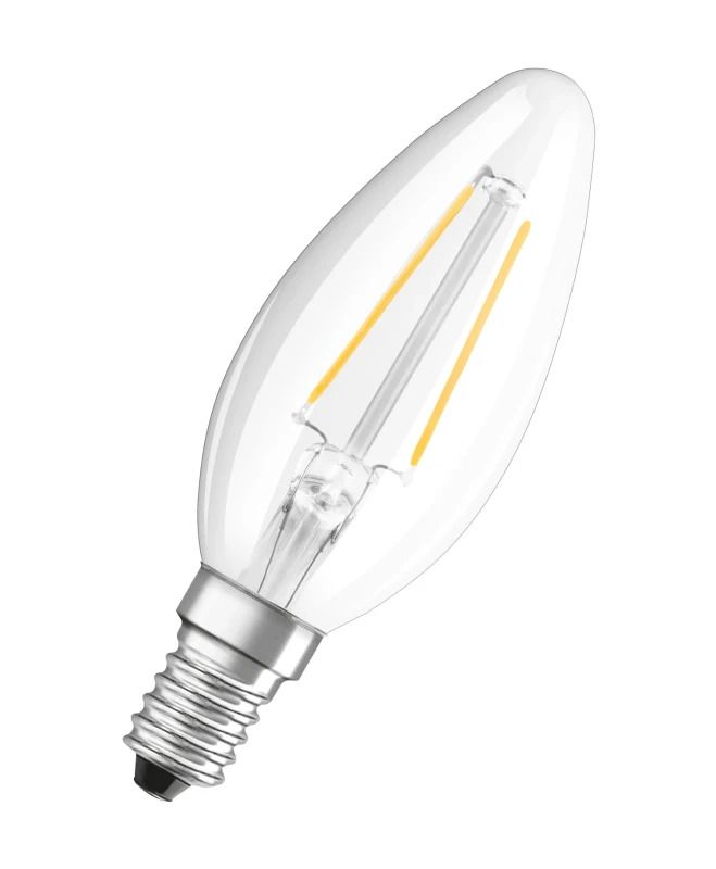 6x Osram E14 LED Kaarslamp | 2.8W 2700K 220V/240V 827 250Lm | 300° Ø35mm Dimbaar