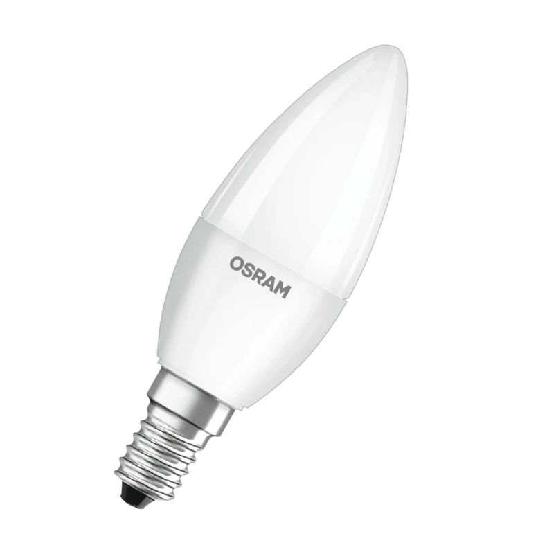 Osram E14 LED Kaarslamp | 4.9W 2700K 220V 827 470Lm | 200° Ø37mm