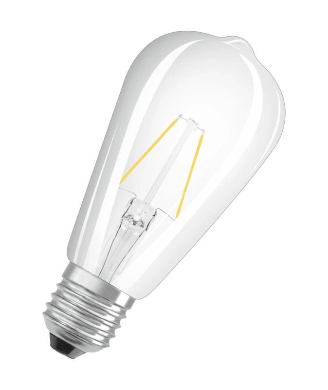 6x Osram E27 LED Edison Lamp | 2.5W 2700K 220V/240V 827 250Lm | 300°