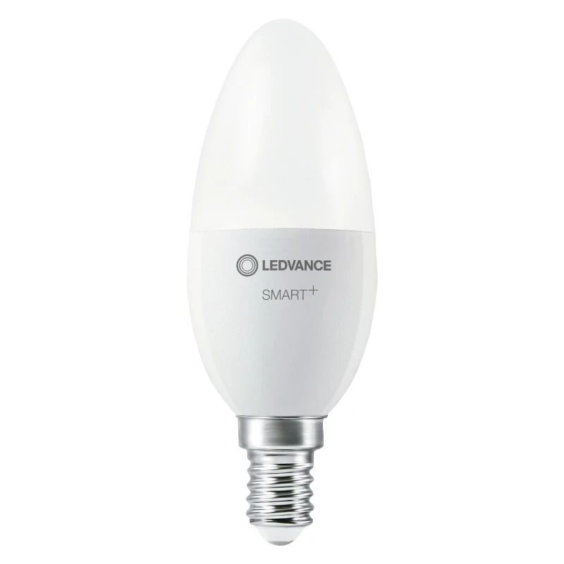 10x Ledvance Smart E14 LED Kaarslamp | 4.9W 2700K/6500K 220V/240V 827/865 470Lm | 200° Ø39mm Dimbaar