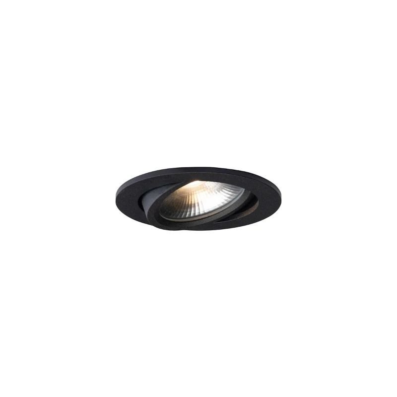ELP Inbouwspot Ø75 5W DtW 250mA GI PC Dim 45dgr Black