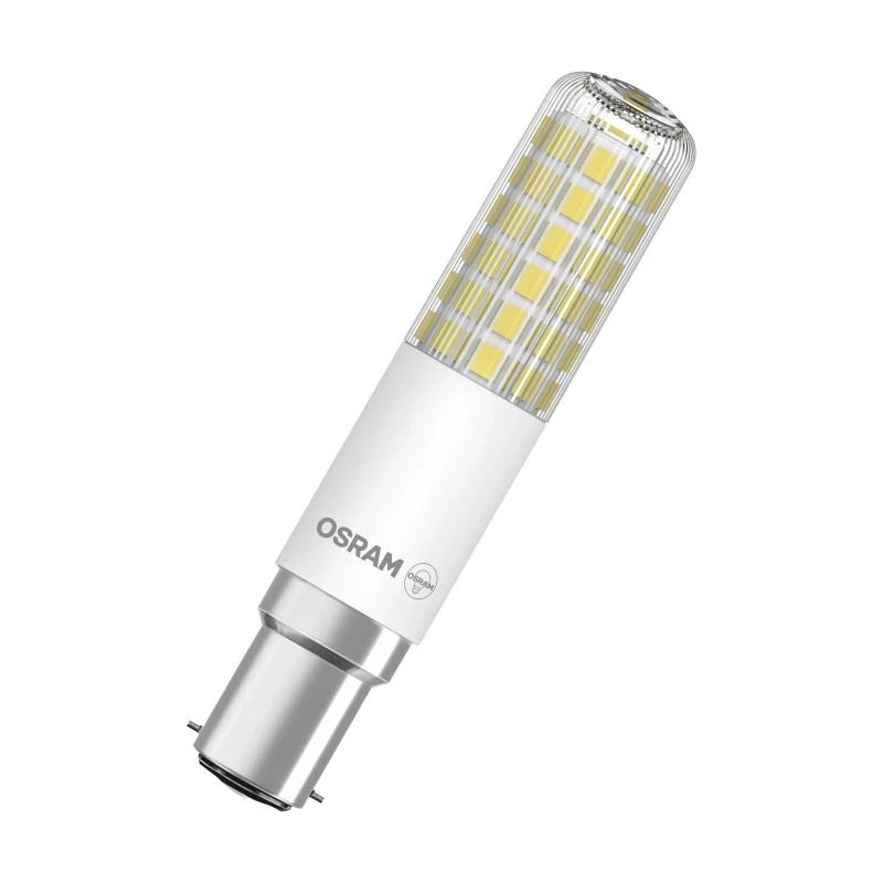 4x Osram B15d LED Buislamp | 8W 2700K 220V/240V 827 1055Lm | 320° Dimbaar