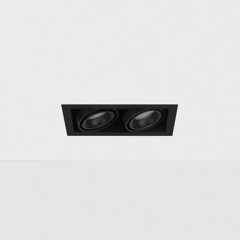 Inbouwarmatuur Splendore2 Zwart GU10/Ba15d excl. frame, incl. ring zwa
