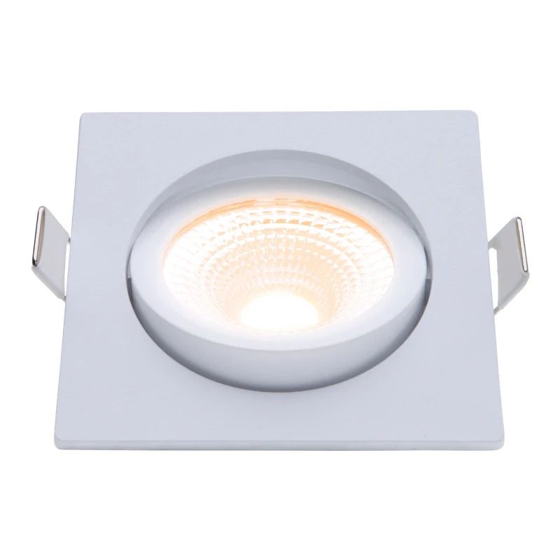 EcoDim LED Inbouwspot Ø75mm | 5W 2000K/3000K 450Lm | 920/930 IP54 | Dimbaar