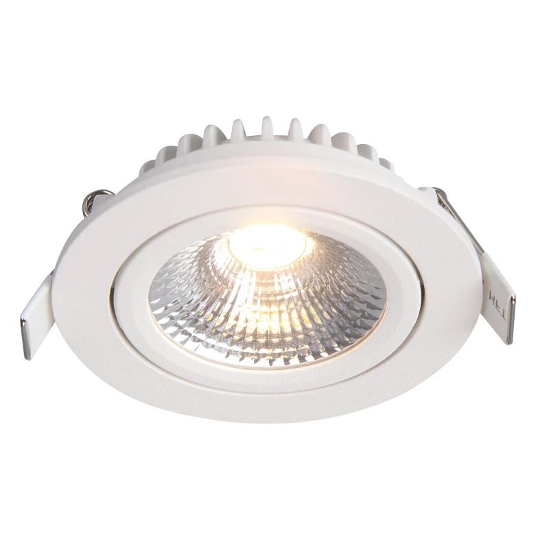 EcoDim LED Inbouwspot Ø75mm | 5W 2700K 450Lm | 927 IP54 | Dimbaar