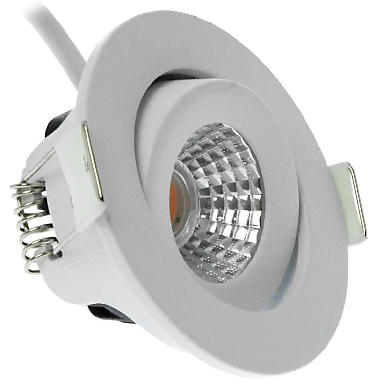 EcoDim LED Inbouwspot Ø55mm | 5W 2700K 450Lm | 927 IP54 | Dimbaar