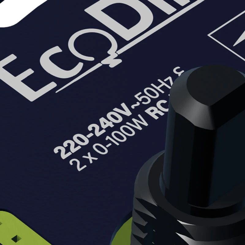 EcoDim Dimmer | wifi led dimmer duo 2x0-100w fase afsnijding