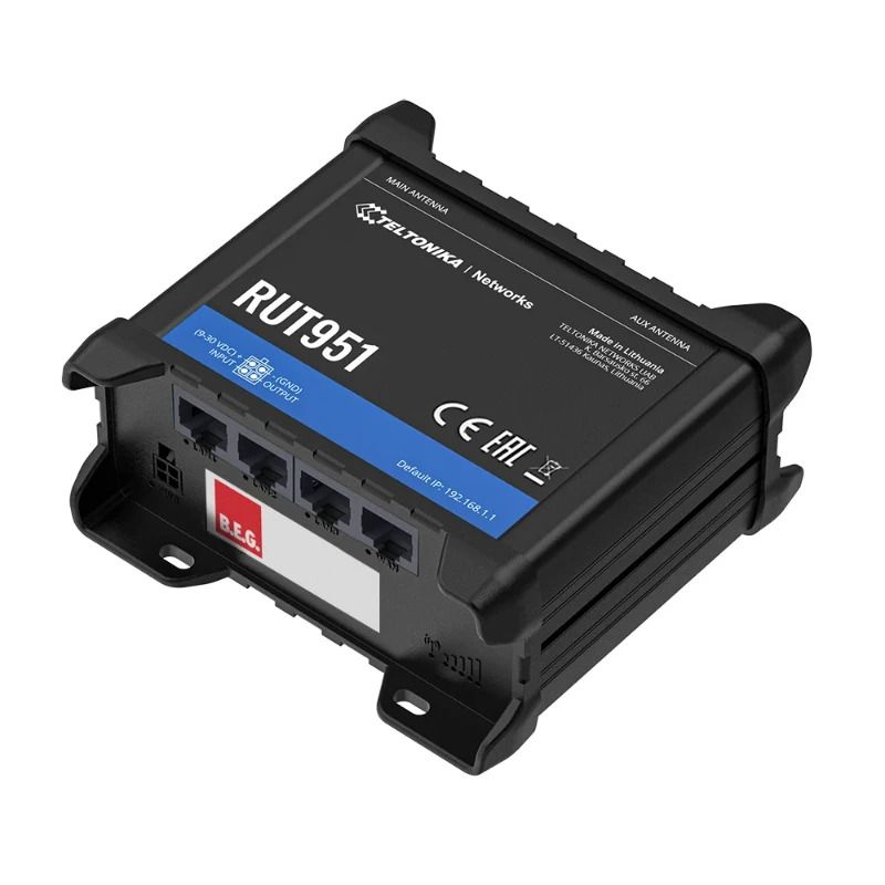 BEG Luxomat Onderdeel | Toebehoren B.E.G. VPN Remote Hardware RUT951 zwart