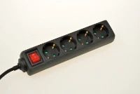 VB Extend Stekkerdoos | TCD 4V + RA 3 meter 3x1.5mm² zwart + schakelaar