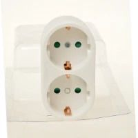 VB Extend Verdeelstekker | Verdeelstekker + RA 2V verticaal wit