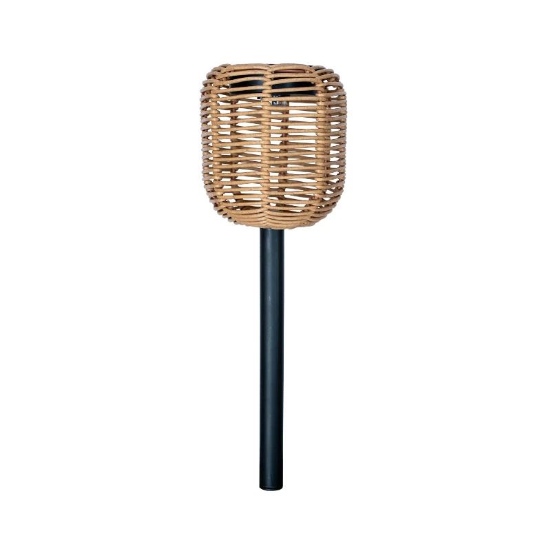 Luxform | 2x Solar Tuinlamp Rattan | 5Lm Warm Wit