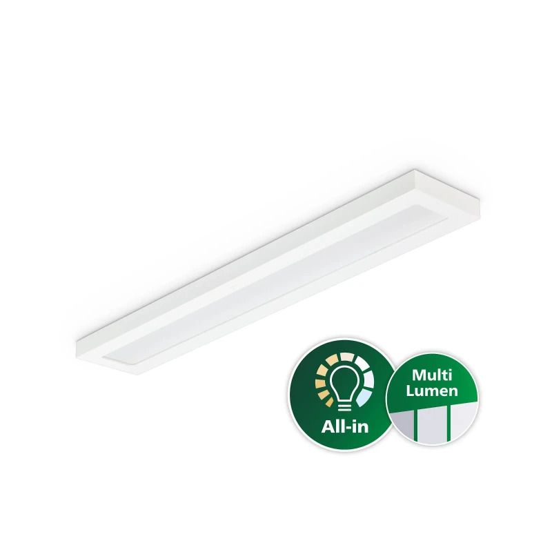 Philips LED Opbouw Armatuur | 38.5W 4000K 6000Lm 840 | IP20 DALI Dimbaar | CoreLine
