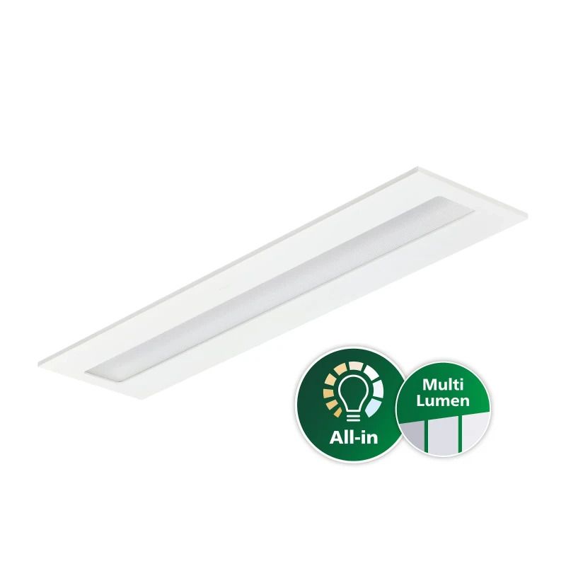 Philips LED Paneel 120X30cm | 27.5W 4000K 4300Lm 840 | IP20 Dimbaar | CoreLine
