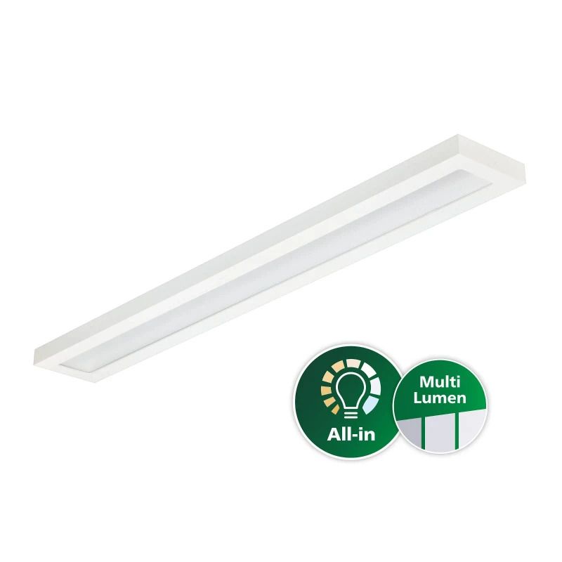 Philips LED Opbouw Armatuur | 43.5W 3000K 6500Lm 830 | IP20 DALI Dimbaar | CoreLine