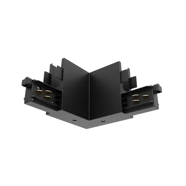 Concord Onderdeel | Koppeling/verbinder L-vorm | lytespan h-track l-voeding binnen zwart 9011/b-h