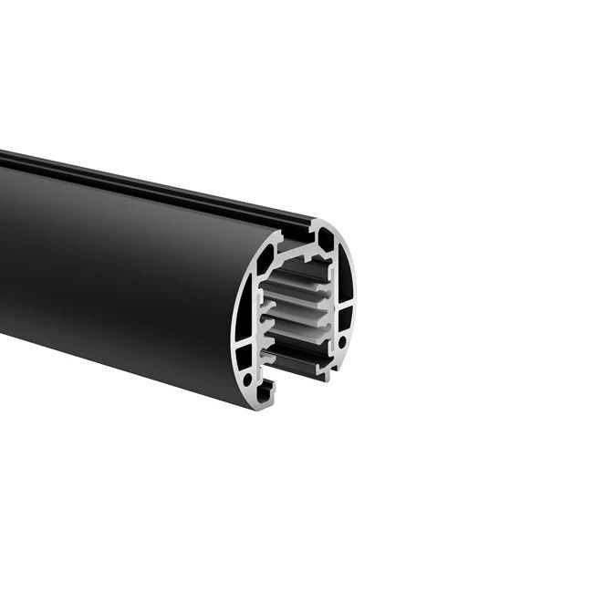 Concord Spanningsrail | lytespan rond 1m zwart 9000-1/b-st15