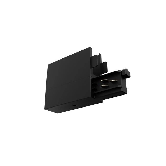 Concord Onderdeel | Eindaansluiting | lytespan h-track eindvoeding links zwart 9002/b-h