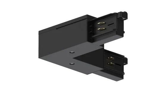 Sylvania Onderdeel | Koppeling/verbinder L-vorm | onetrack l-voeding(buiten) 3-fase zwart 9012-4/b