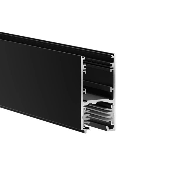 Concord Spanningsrail | lytespan h-track dubbel 2m zwart 9000-2/b-h