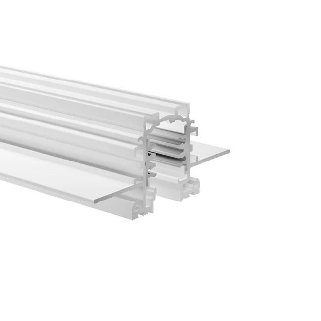 Concord Spanningsrail | lytespan trimless inbouw 2m wit 9000-2/w-tr