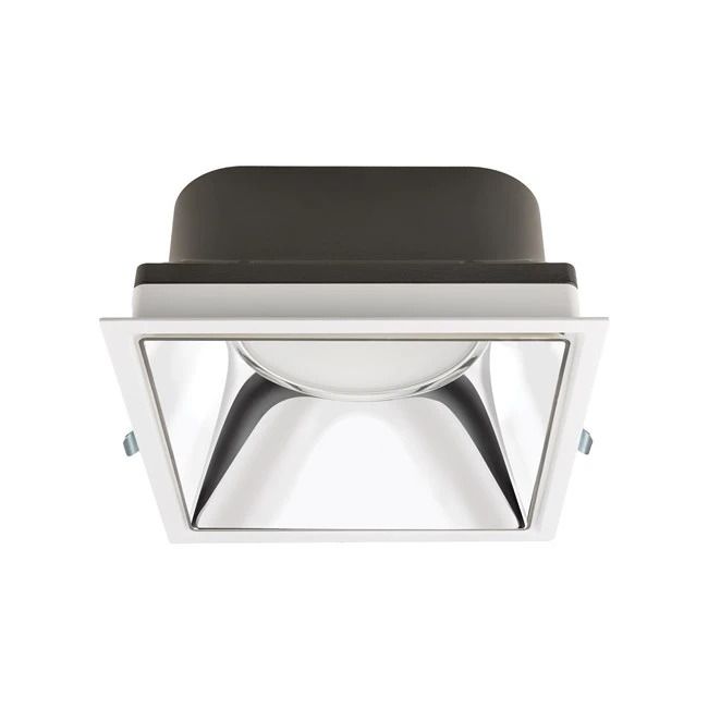 Concord LED Downlighter Vierkant | 17W 3000K 2300Lm | 930 IP40 DALI Dimbaar | Solstice Silver