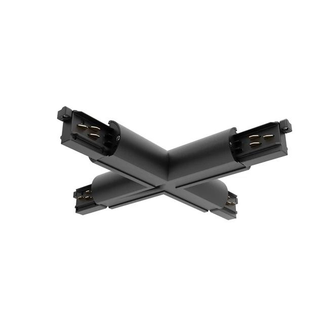 Concord Onderdeel | Koppeling/verbinder X-vorm | lytespan rond x-voeding zwart 9017-st15/b