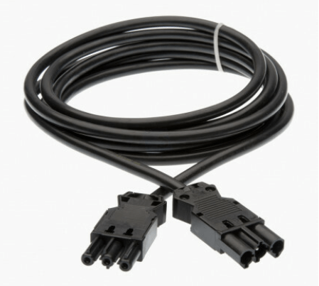 MacCable Koppelsnoer Wieland GST18/3 2m Zwart