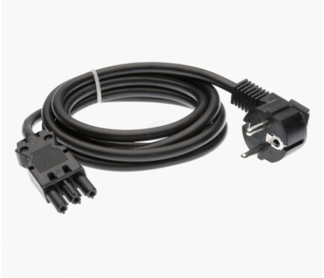 MacCable Netsnoer Wieland GST18/3 2m Zwart
