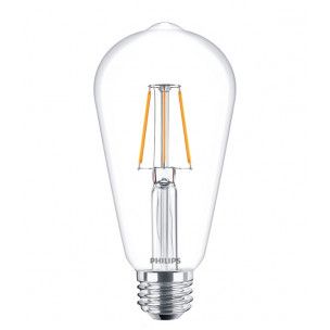 Philips E27 Edison Led Lamp ST64 | 4W=40W 2700K | Helder 827