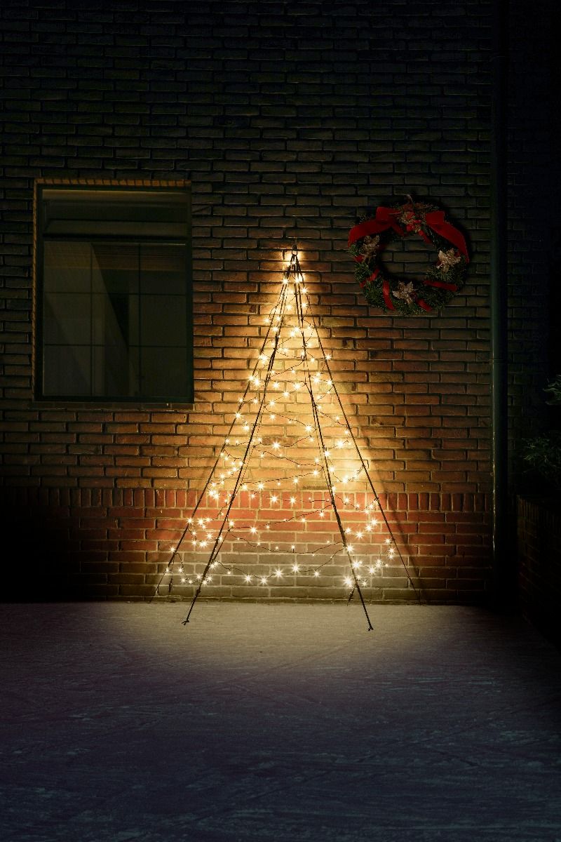 Fairybell Muurkerstboom | 200cm 180 LEDs | Warm wit