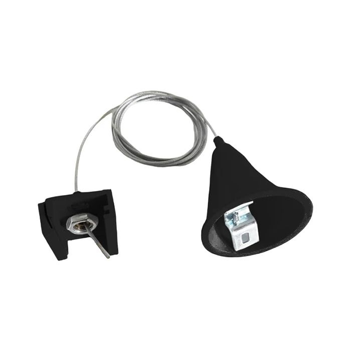 ELP Onderdeel | pendelset | 1.5 meter | zwart | voor 3-fase rails