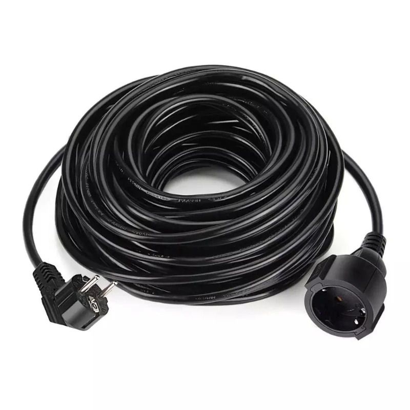 ELP verlengkabel | zwart | 10m