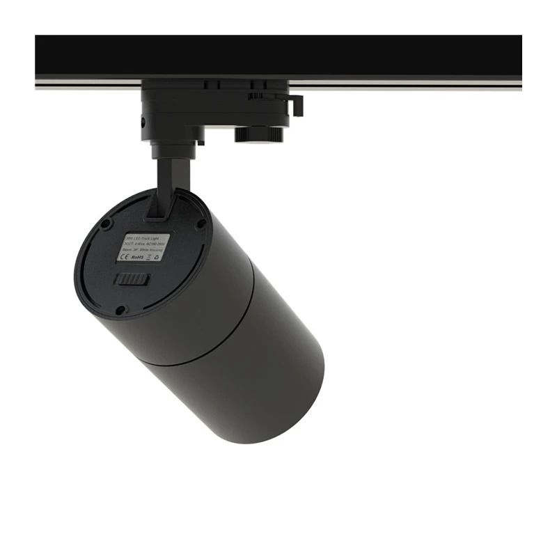 ELP 3-fase LED Railspot Zwart | 30W 3000K/5000K 2850Lm | 830/850 IP22 | Dimbaar