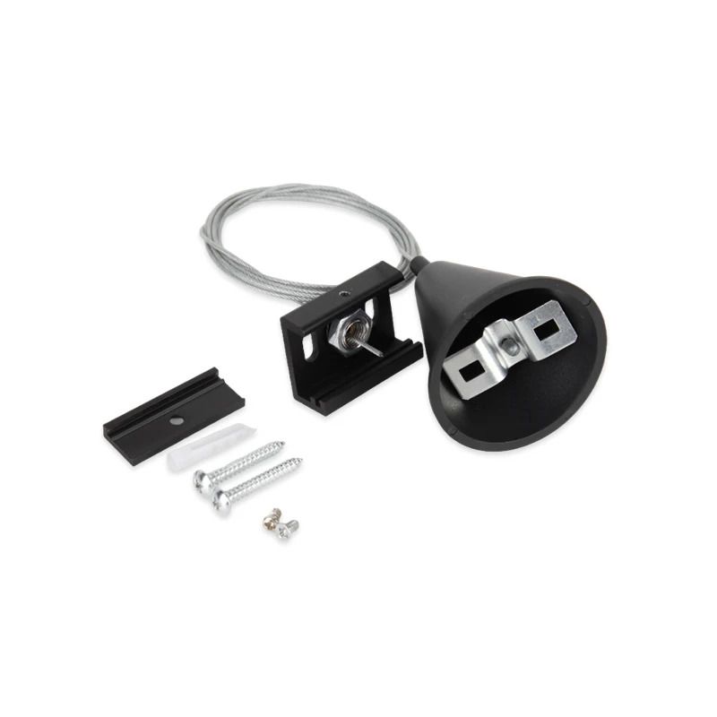 ELP Onderdeel | pendelset | 3 meter | zwart | voor 3-fase rails