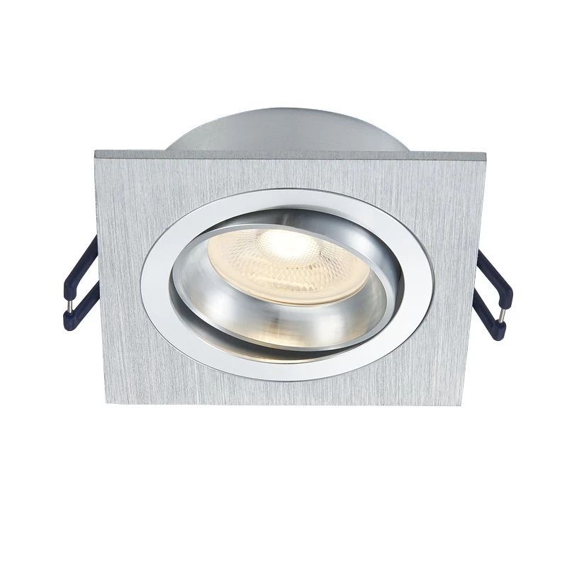 ELP gu10 armatuur pasiphae kantelbaar zilver IP22