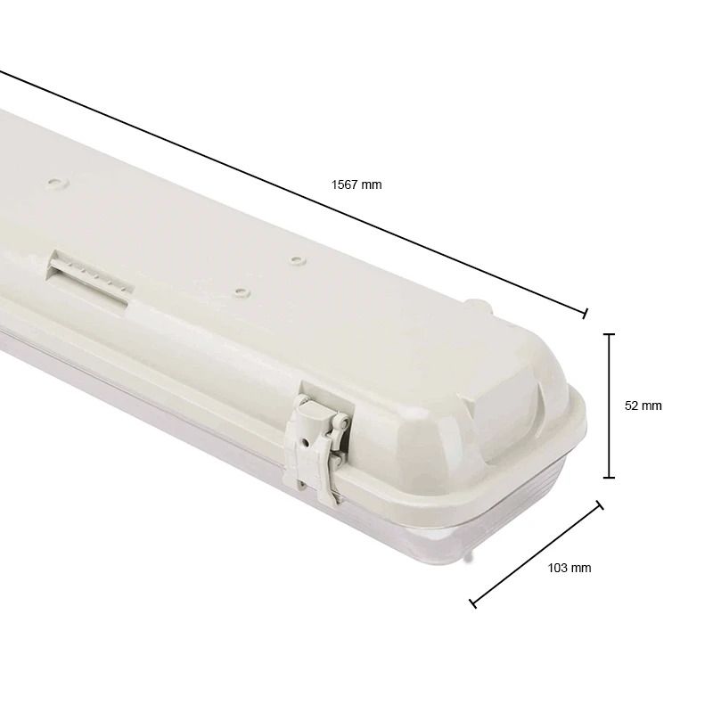 ELP LED TL Armatuur 150CM 2X T8 IP65