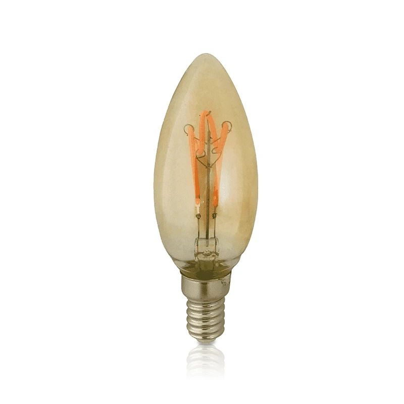 ELP E14 LED Kaarslamp | 4W 2200K Amber 200Lm | 822