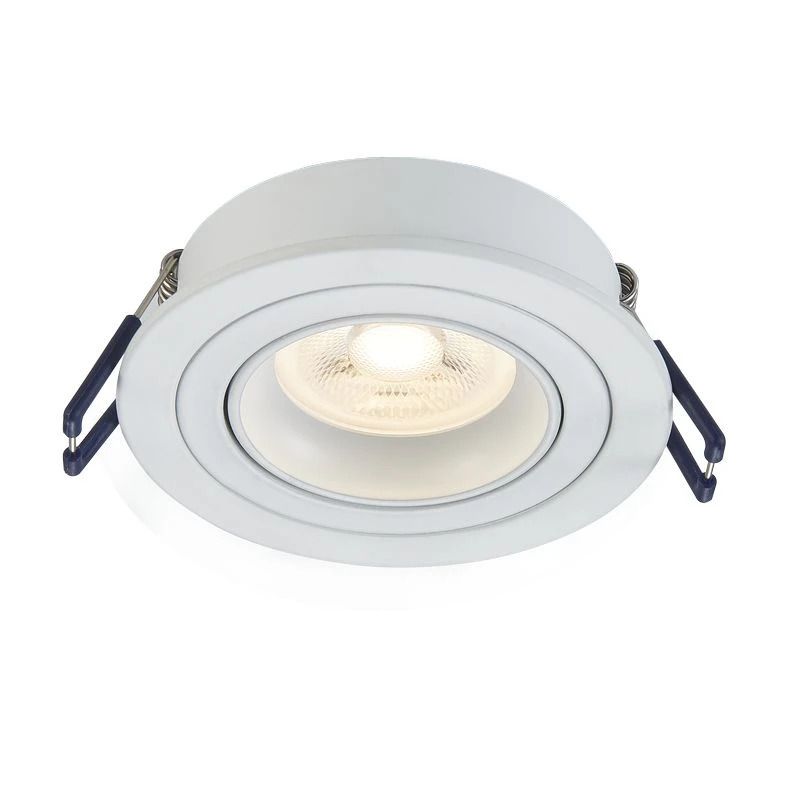 ELP gu10 armatuur metis kantelbaar wit Ø92mm IP22