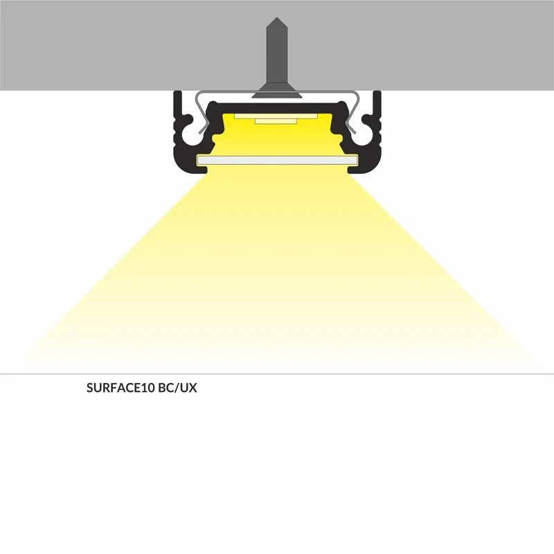 ELP LED-strip Profiel | surface 10mm 2mt